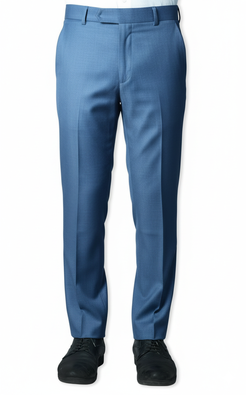 Men’s Formal Trouser - Mid Blue | Smart Fit