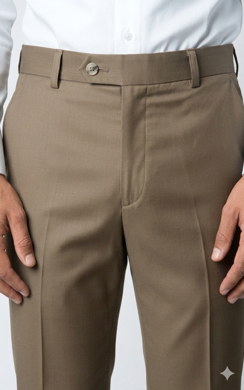 Men’s Formal Trouser - Camel | Smart Fit