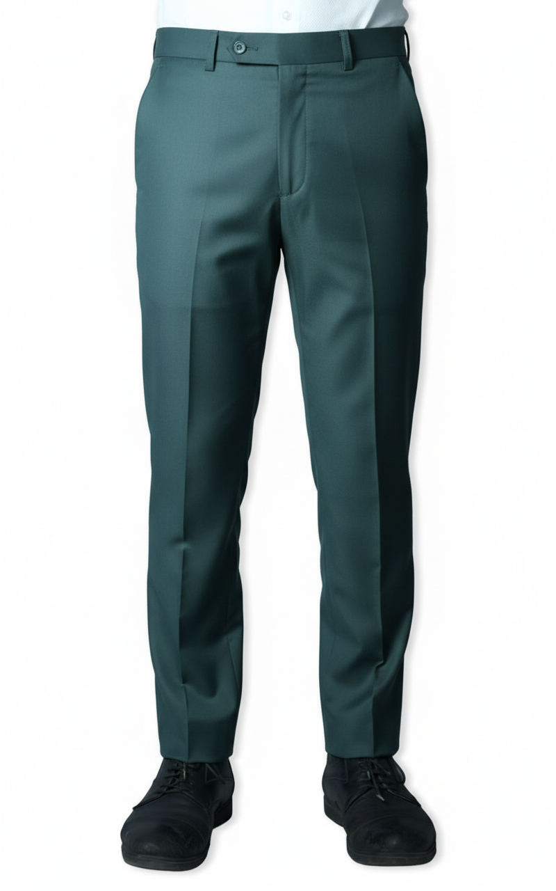 Men’s Formal Trouser – Green | Smart Fit