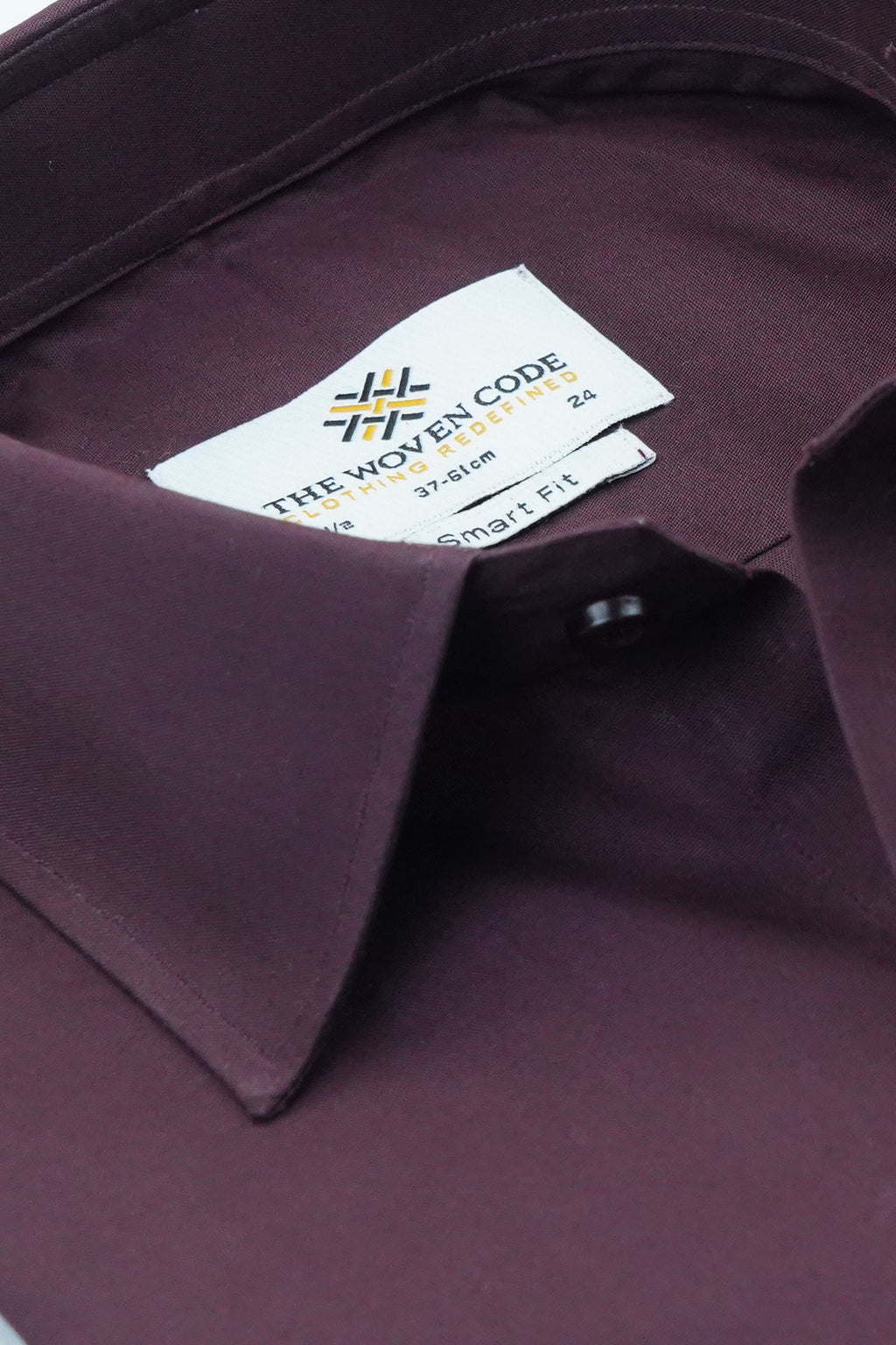 Formal Shirt - Maroon - Plain | Smart Fit