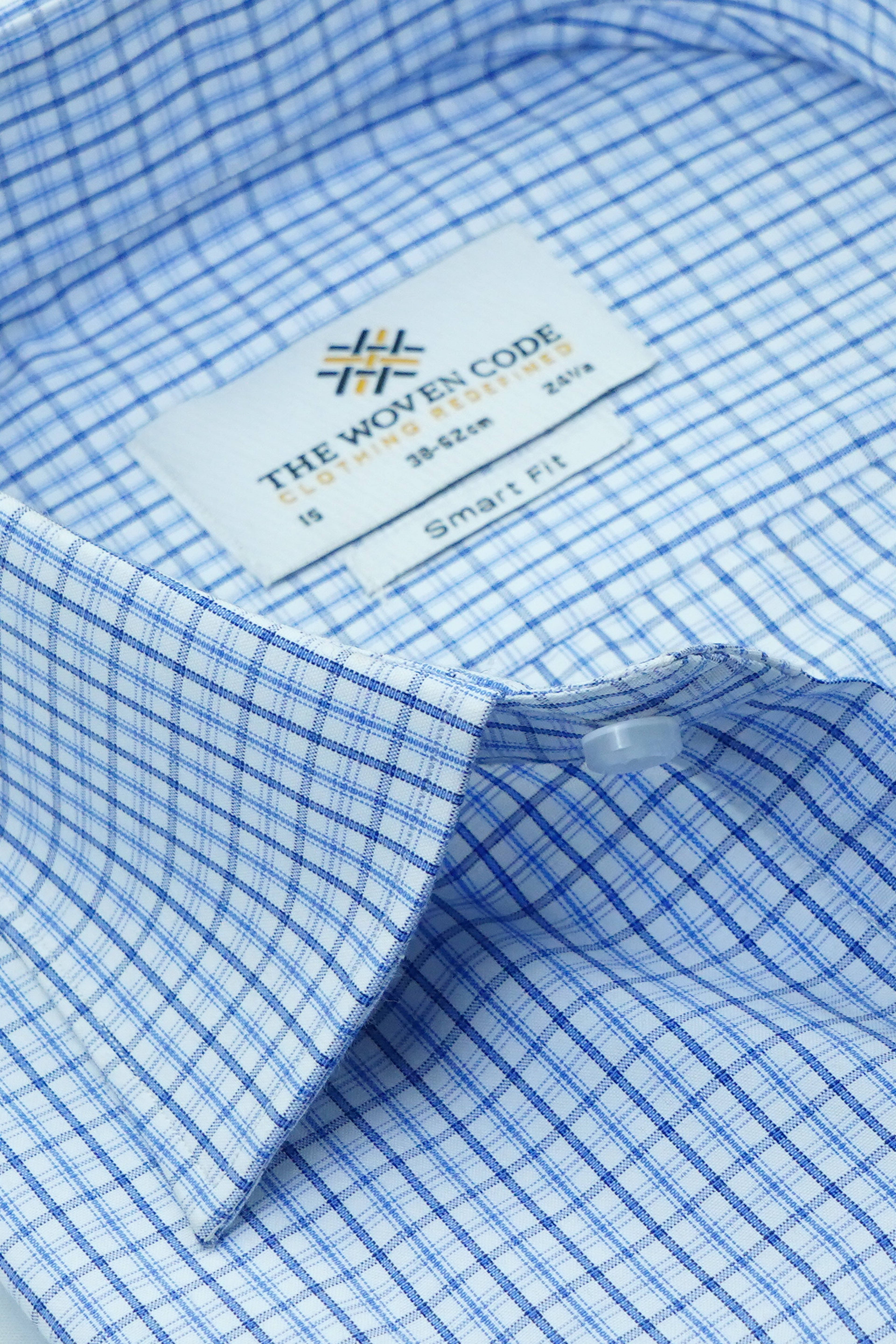 Principle | Blue Checkered Shirt | Smart Fit