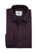 Formal Shirt - Maroon - Plain | Smart Fit