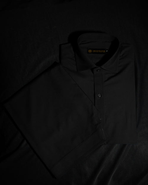 Heritage | Black | Classic Collar Kameez Shalwar