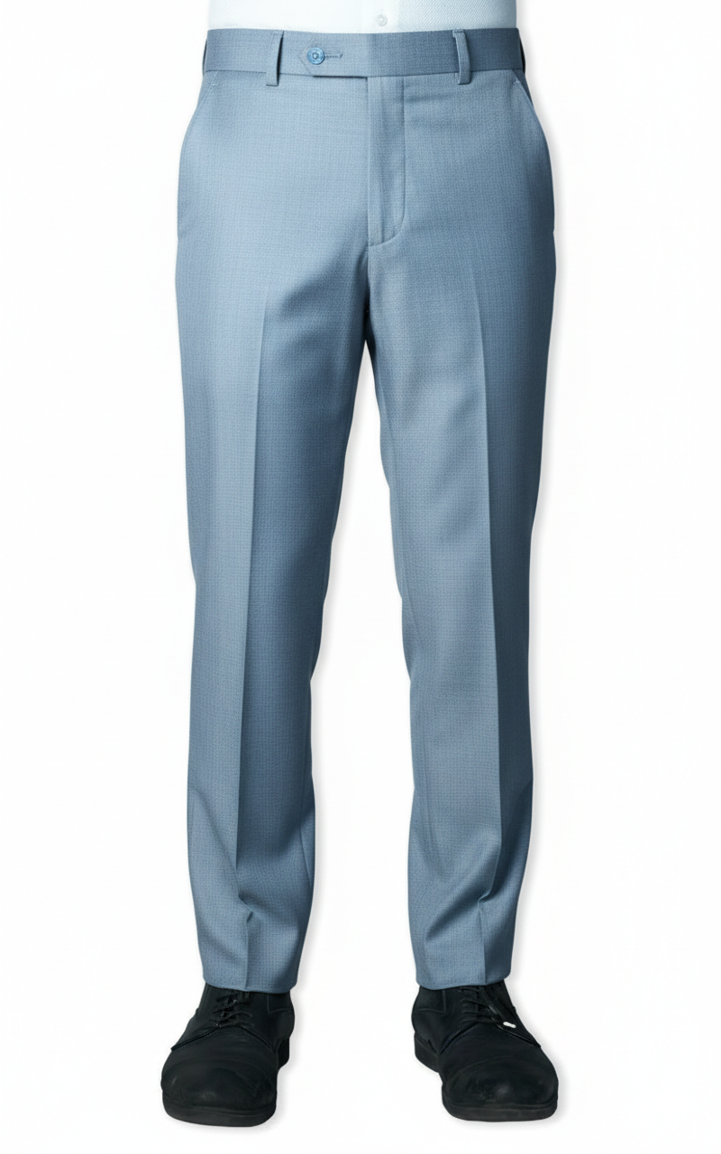 Men’s Formal Trouser - Light Blue | Smart Fit