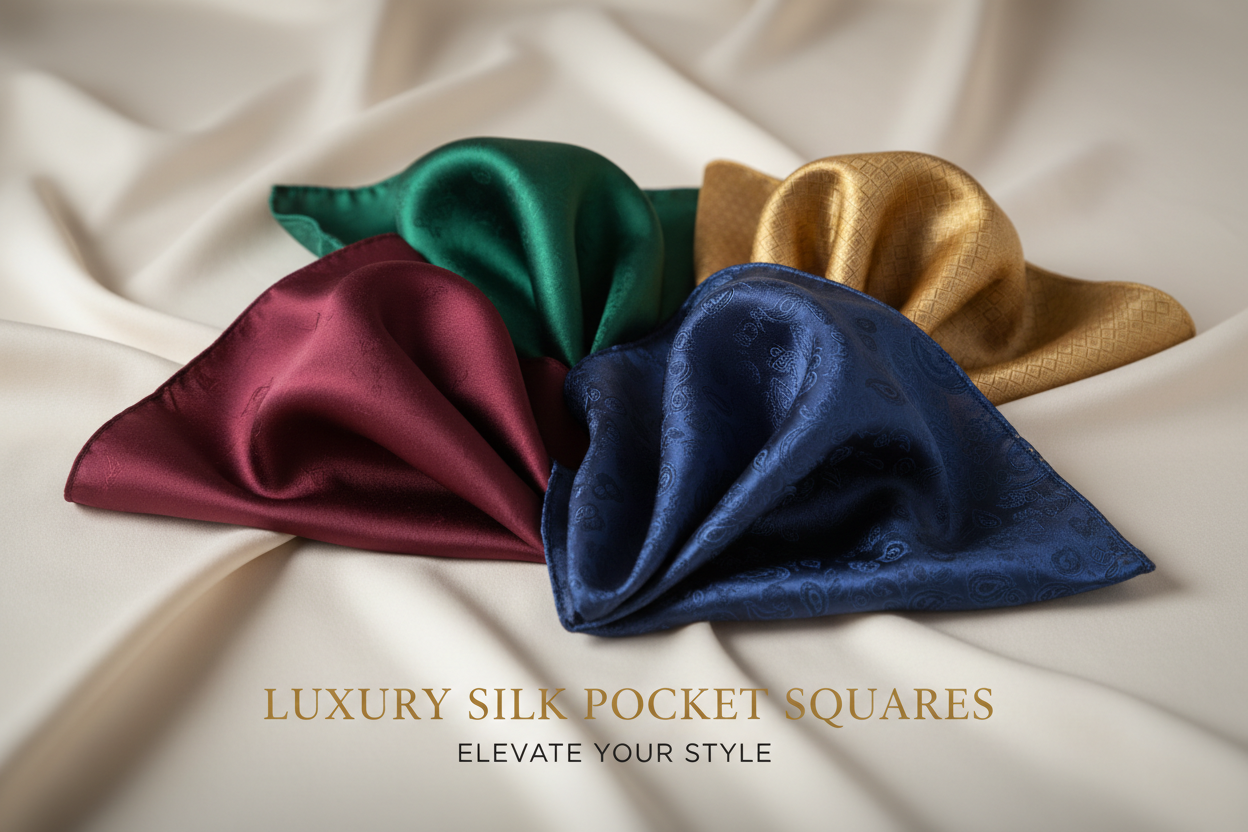 Silk pocket squares banner 